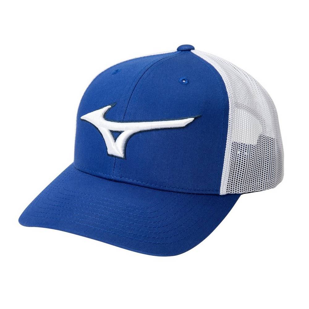 Chapéu Mizuno Baseball Diamond Trucker - Homem - Azul Marinho/Branco - CDMWT4063